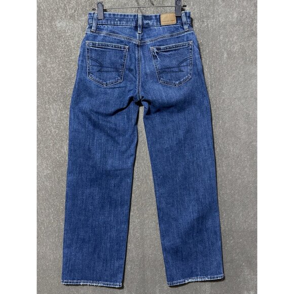 American Eagle Curvy Stovepipe Women's Size 0 Denim Jeans Pre-owned Good - Picture 3 of 13